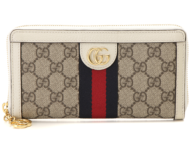 GUCCI グッチ GG ジップアラウンドウォレット 長財布 GGスプリーム