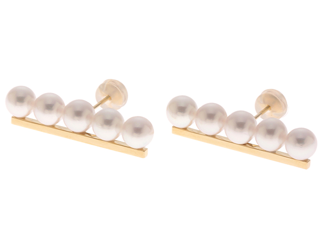 TASAKI タサキ バランスプラス ピアス K18イエローゴールド 5.0g 【460