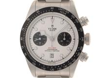 TUDOR　チューダー　時計　ブラックベイクロノ　79360N　自動巻き　ステンレス　オパライン　200M防水　男性用　【434】
