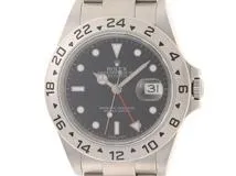 Z番2009年1月 日本正規　ROLEX　ロレックス エクスプローラー 16570　2006年頃製　SS ステンレス　ブラック文字盤　自動巻き （2120000246548）【200】T