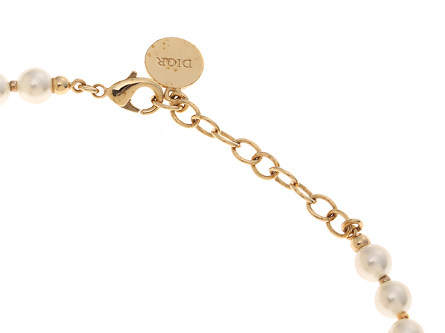 DIOR ディール 30 MONTAIGNE チョーカー メタル&レジンパール