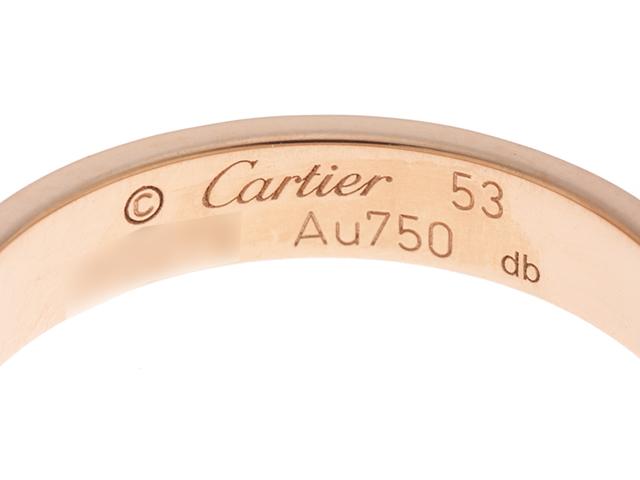 Cartier カルティエ ミニラブリング B4085253 K18ピンクゴールド 3.3g #53 【432】2120000248757  の購入なら「質」の大黒屋（公式）