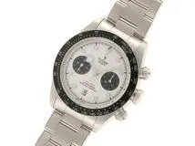 2023年3月ギャランティ　TUDOR　チューダー チュードル　ブラックベイクロノ　M79360N-0008　Cal.MT5813　ホワイト文字盤　パンダ　メンズ　自動巻き　SS ステンレス　（2120000249808）【200】T