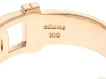 CELINE セリーヌ リング K10イエローゴールド ダイヤモンド 約