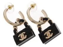 CHANEL シャネル パールイヤリング クラシックバッグモチーフ BUYMA VINTAGE 中古 CHANEL シャネル パールイヤリング