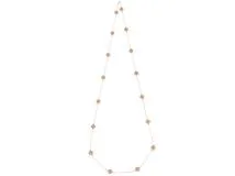 VanCleef ＆ Arpels ヴァンクリーフ＆アーペル ジュエリー スウィートアルハンブラネックレス VCAR08DG00 16ポイント ピンクゴールド(K18) 20.4g 2120000257209【430】