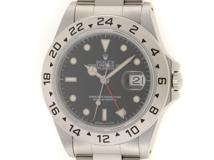 T番　1996年紙ギャランティ　ROLEX　ロレックス　時計　エクスプローラーⅡ　16570　SS　自動巻き式　 2120000258305　【437】