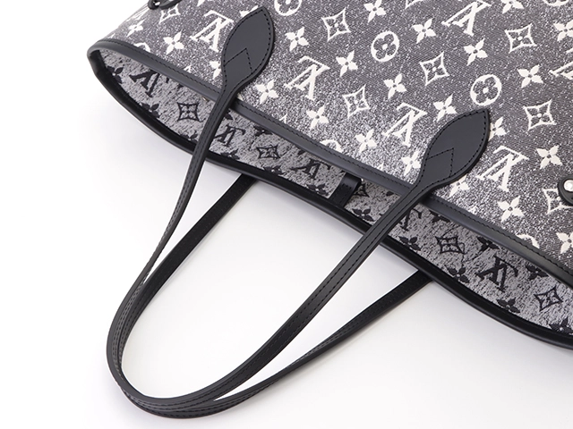 LOUIS VUITTON　ルイ・ヴィトン　ネヴァーフルMM　モノ・ジャガードデニム　M21465　ブラック/グレー【431】