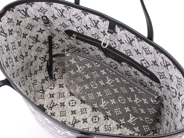 LOUIS VUITTON　ルイ・ヴィトン　ネヴァーフルMM　モノ・ジャガードデニム　M21465　ブラック/グレー【431】