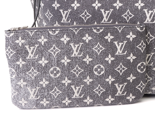 LOUIS VUITTON　ルイ・ヴィトン　ネヴァーフルMM　モノ・ジャガードデニム　M21465　ブラック/グレー【431】