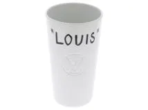 Louis Vuitton　ルイ・ヴィトン カップ・ルイ LV タペストリー　LOUIS LV FLOWER CUP　磁器　ホワイト　・LV フラワー・キャンバス　GI0801　【472】ＡＨ