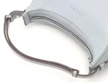 LOEWE ロエベ ワンショルダー ブルーグレー レザー【471】N の