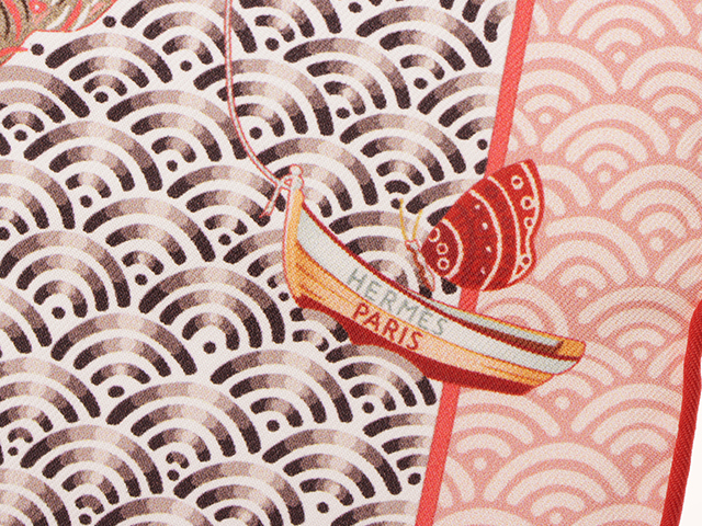 エルメス　スカーフ　カレ45 エルメス スカーフ カレ45 ROCAVER SILK100% 箱 | 東京銀座の