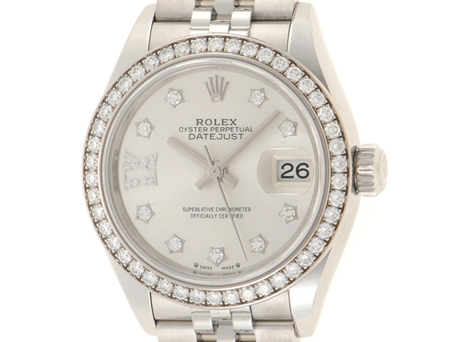 2020年 ROLEX ロレックス レディ デイトナジャスト28 279384RBR ダイヤベゼル  18WG/SS（2120000268045）【200】C の購入なら「質」の大黒屋（公式）