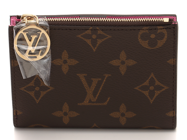 Louis Vuitton　ルイ・ヴィトン　ポルトフォイユ・リサ　モノグラム　M82383　ローズロリポップ【430】2120000268502