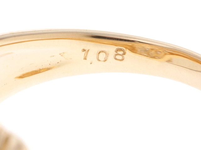 JEWELRY　ジュエリー　 リング　K18イエローゴールド　　ダイヤモンド　1.08 　7.8g　＃11.5　2120000269370　【472】H