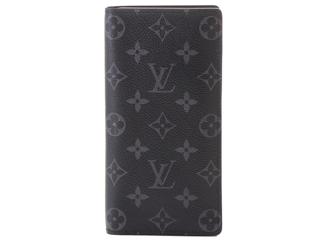 ヴィトン モノグラム エクリプス　ポルトフォイユ・ブラザ 二つ折り長財布約10cm×19cm×2cm