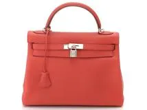 HERMES エルメス バッグ ケリー32 ローズジャイプール SV 