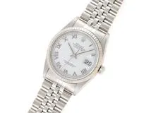P番　 ROLEX 　ロレックス 　腕時計　デイトジャスト　16234　WG/SS　自動巻き　ホワイトローマン文字盤　メンズ【431】2120000274541