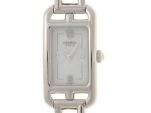 HERMES エルメス レディース クォーツ ナンタケット NA2.110C ホワイトシェル文字盤 SS【472】HK
