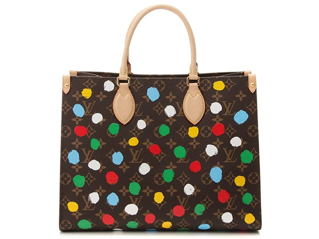 LOUIS VUITTON ルイヴィトン オンザゴーMM モノグラム マルチカラー 草間彌生コラボ ペインティッドドット M46379【472】HG  の購入なら「質」の大黒屋（公式）