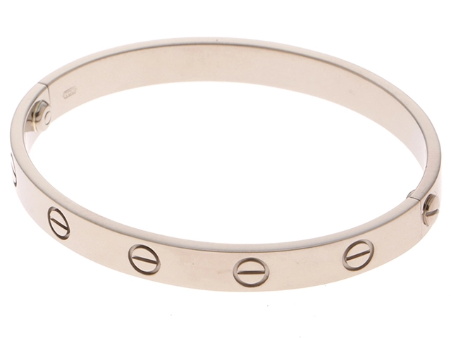 カルティエ ラブブレス ホワイトゴールド 31.9g 16号 B6005600 AE3993【432】2120000280641