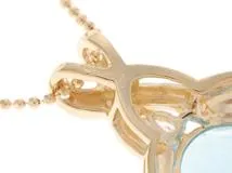 JEWELRY ノンブランド　K18ゴールド　BTブルートパーズ　Dダイヤモンド　6.2g　【431】2120000281600