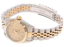 U番　ROLEX　ロレックス　デイトジャスト　YG/SS　69173　シャンパン　レディース　自動巻き　2120000282591【432】