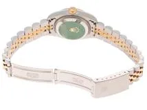 U番　ROLEX　ロレックス　デイトジャスト　YG/SS　69173　シャンパン　レディース　自動巻き　2120000282591【432】