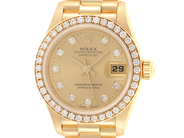 ROLEX ロレックス デイトジャスト 69138G シャンパン文字盤