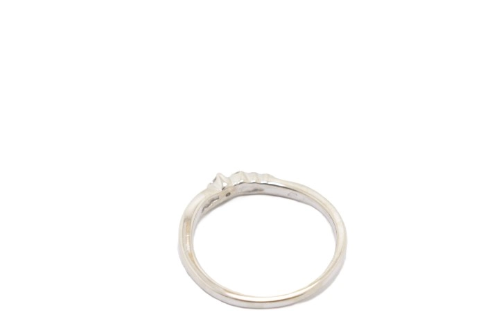 4℃ ヨンドシー リング 指輪 K10WG ホワイトゴールド ダイヤモンド 11号 【460】2120000283345