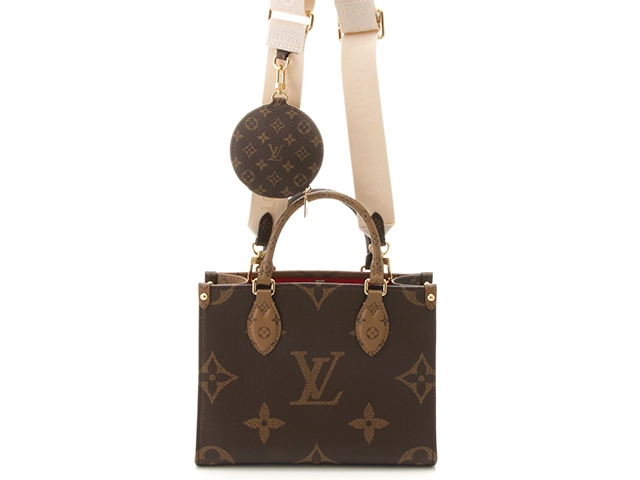 LOUIS VUITTON ルイヴィトン オンザゴーPM モノグラム・ジャイアントリバース M46373【432】2120000283857  の購入なら「質」の大黒屋（公式）