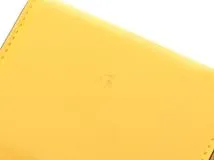 FENDI　フェンディ　フェンディローマ　マイクロ三つ折財布　イエロー　カーフ　8M0395【433】
