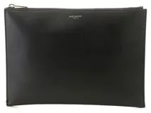 Saint Laurent サンローラン クラッチバッグ ブラック レザー