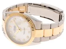 ランダム番　ROLEX　ロレックス　デイトジャスト 10PD　自動巻き　SS/YG　ホワイトシェル文字盤　126333NG　メンズ【431】2120000286001