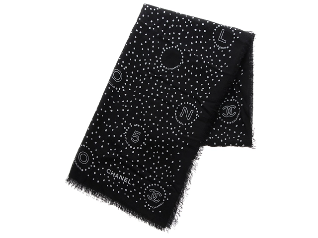 ☆編み模様がカワイイ♪【CHANEL】ストール マフラー☆ (CHANEL