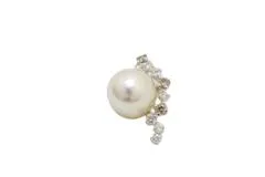 JEWELRY ノンブランドジュエリー ペンダントトップ K18WG ホワイトゴールド パール 真珠 ダイヤモンド 0.50ct 【460】2120000286704