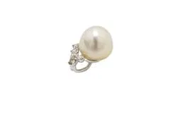 JEWELRY ノンブランドジュエリー ペンダントトップ K18WG ホワイトゴールド パール 真珠 ダイヤモンド 0.50ct 【460】2120000286704