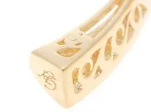 JEWELRY　ジュエリー　ノンブルネックレス　イエローゴールド　18KYG　D0.17　5.5g　【471】L