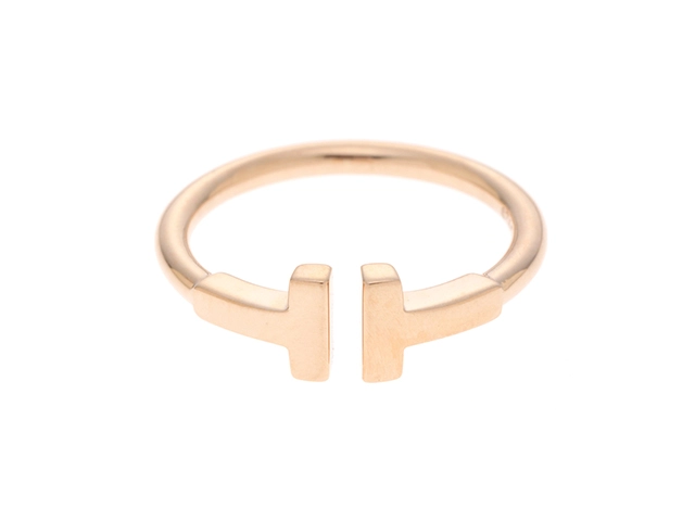 TIFFANY＆CO ティファニー Tワイヤー リング K18ピンクゴールド 