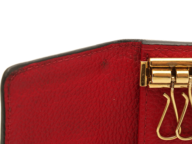 ルイヴィトン　ミュルティクレ6　モノグラム　赤アンプラント　レッド　M63708 LOUIS VUITTON ルイヴィトン キーケース ミュルティクレ6
