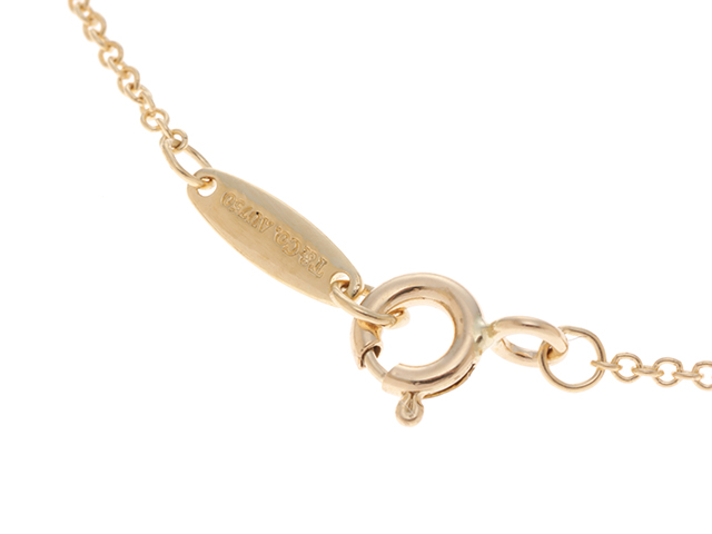 極美品 オールドティファニー バイザヤード 3.1mmブレスレット k18 極美品 オールドティファニー バイザヤード 3.1mmブレスレット k18