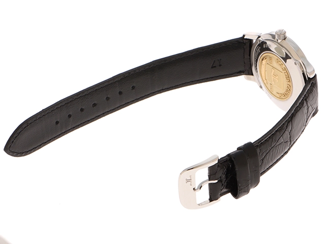 JAEGER-LE COULTRE　ジャガー・ルクルト 　腕時計　マスターコントロール クラシック　145.8.89　シルバー文字盤　SS/レザー　自動巻き　メンズ（2120000294877）【200】M