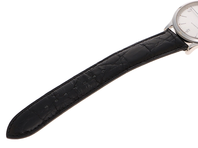 JAEGER-LE COULTRE　ジャガー・ルクルト 　腕時計　マスターコントロール クラシック　145.8.89　シルバー文字盤　SS/レザー　自動巻き　メンズ（2120000294877）【200】M