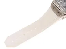 HUBLOT ウブロ 腕時計 2019年正規品 スピリット オブ ビッグ・バン ムーンフェイズ 647.NE.2070.RW.1204 チタニウム/ラバー/ダイヤモンドベゼル スケルトン文字盤 自動巻き【472】SJ