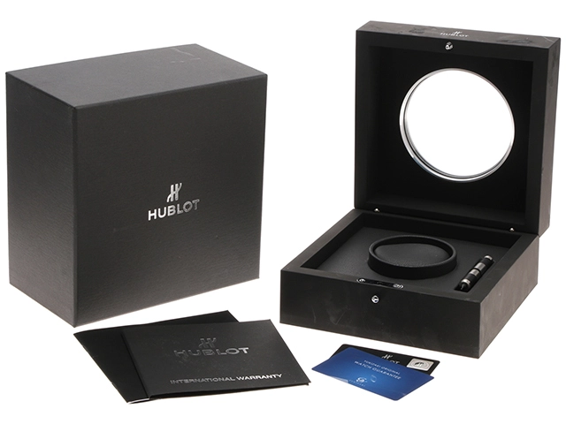 HUBLOT ウブロ 腕時計 2019年正規品 スピリット オブ ビッグ・バン ムーンフェイズ 647.NE.2070.RW.1204 チタニウム/ラバー/ダイヤモンドベゼル スケルトン文字盤 自動巻き【472】SJ