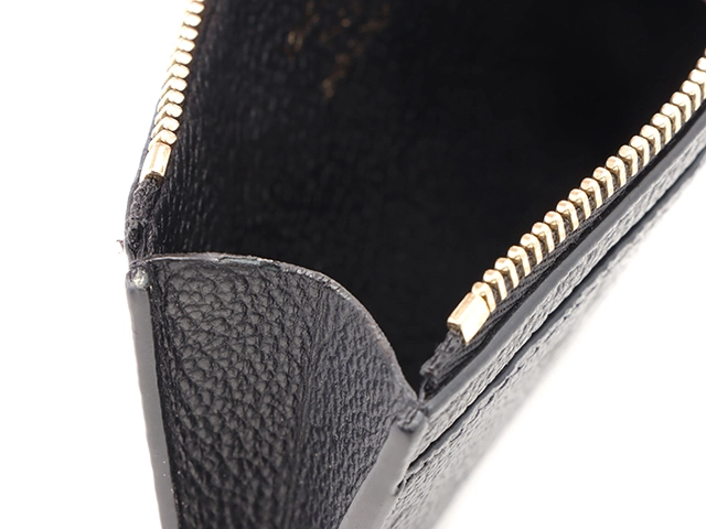 LOUIS VUITTON　ルイ・ヴィトン　ポルトカルト・ジップ　モノグラム・アンプラント　ノワール　M68339　コインケース　2120000296864【207】