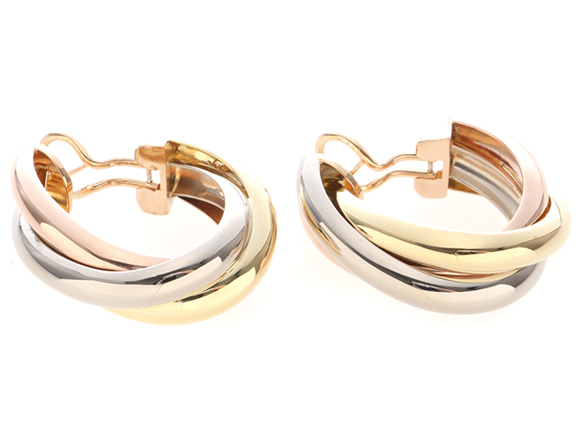 Cartier カルティエ トリニティピアス ピアス K18 ゴールド 18.5