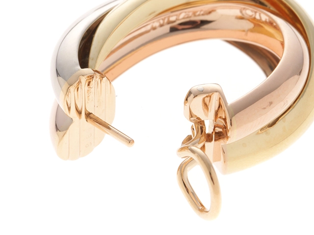 Cartier カルティエ トリニティピアス ピアス K18 ゴールド 18.5g 2120000299377【437】