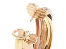 Cartier　カルティエ　トリニティピアス　ピアス　K18 ゴールド　18.5g　2120000299377【437】